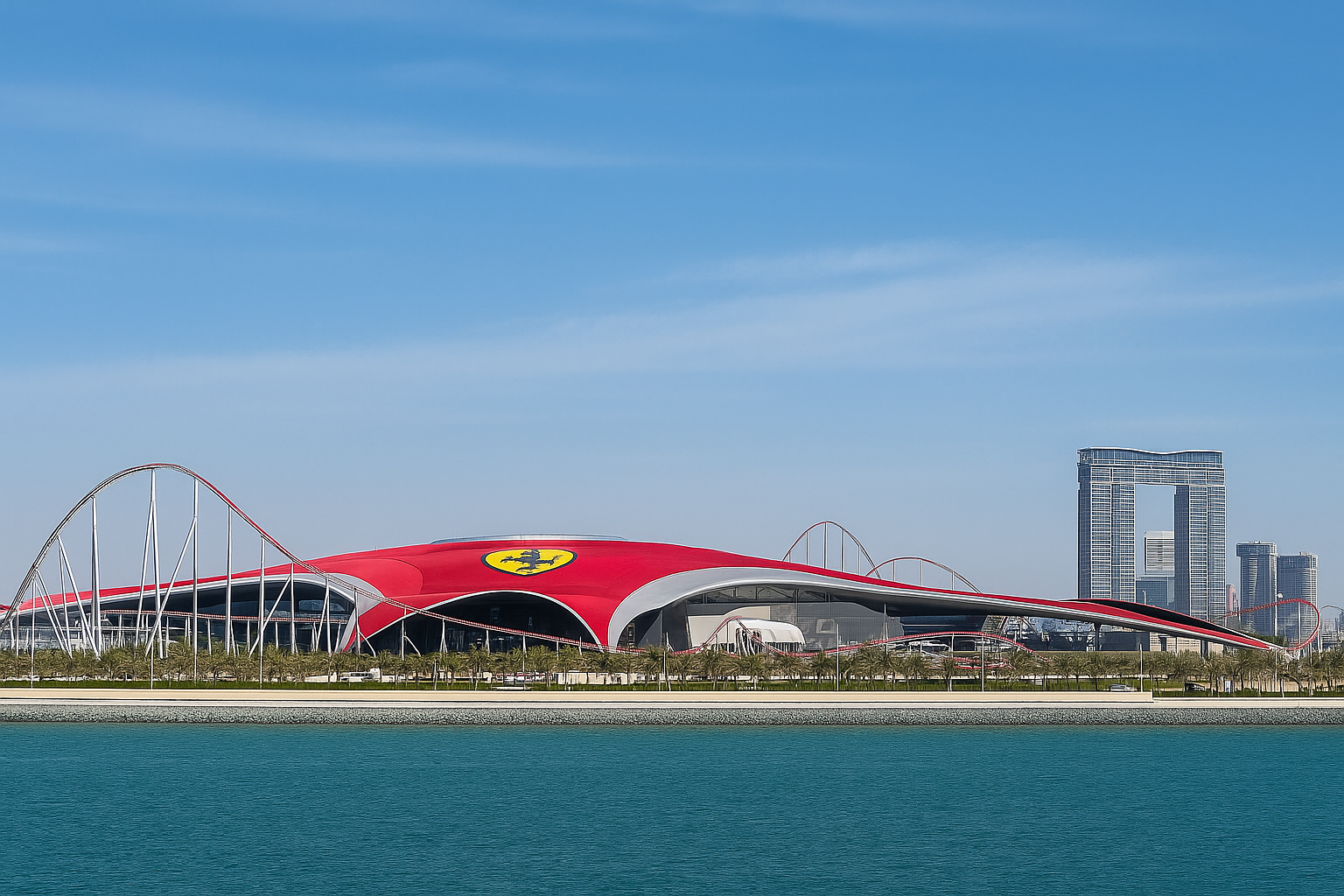 🏎️ Ferrari World Abu Dhabi — Where Speed Meets Spectacle